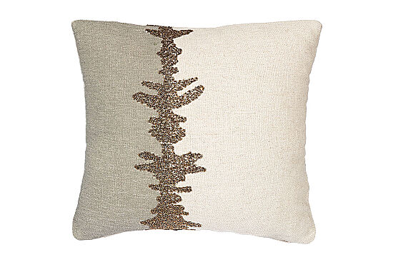KIRLENT 45x45 CM - KREM / YEŞİL -2470 - 2
