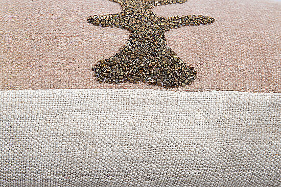 KIRLENT 35X50 CM-KREM/KİREMİT - 2517 - 5