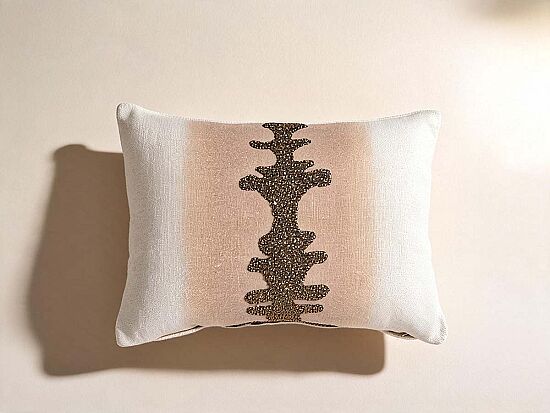 KIRLENT 35X50 CM-KREM/KİREMİT - 2517 - 1