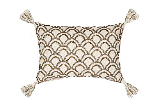 KIRLENT 35x50 CM - KREM /KİREMİT - 1106 - 2