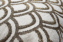 KIRLENT 35x50 CM - KREM /KİREMİT - 1106 - 3