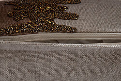 KIRLENT 45x45 CM- KREM/KİREMİT -2470 - 4
