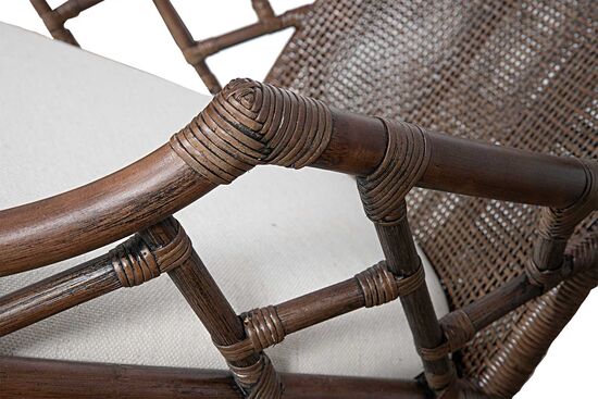KOLLU SANDALYE KAHVE 58x62x95cm 3601.DP - 3