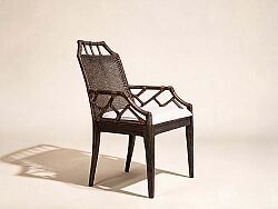 KOLLU SANDALYE KAHVE 58x62x95cm 3601.DP - KERVAN