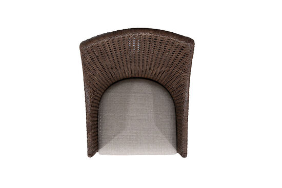 KOLLU SANDALYE KOYU KAHVE 54x56x95cm 3402.ADP - 4