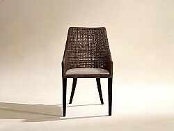 KOLLU SANDALYE KOYU KAHVE 54x56x95cm 3402.ADP - KERVAN