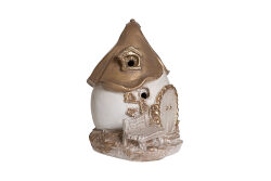 KÜÇÜK SEVİMLİ EV 15X17 CM KREM-GOLD (YLBŞ) - 2