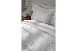 LADİS PİKE-YATAK ÖRTÜSÜ 240x250 3 PRC KREM-SOMON - 6