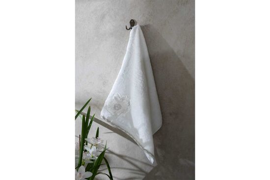 LAMINS HAVLU KREM 50x90cm - 3