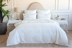 LAMINS NEVRESIM TAKIMI KREM 260x240 KING SIZE 6 PRC - HOME SWEET HOME