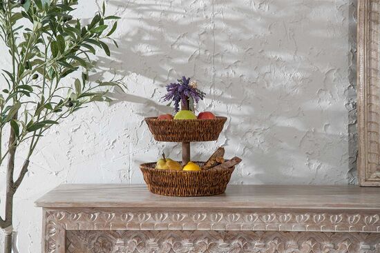 LAVENDER 2 KATLI SUNUMLUK 28X34 CM (AHŞAP BORULU) (SPT-336) - 4