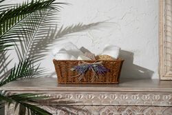 LAVENDER DİKD. SEPET (M) 23X33 CM (SPT-275) - 5