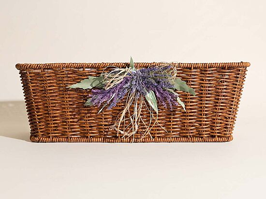 LAVENDER DİKD. SEPET (XL) 30X39 CM (SPT-275) - 1