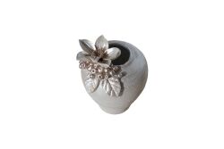 LAVİN VAZO KÜÇÜK 16X19 CM KREM-GOLD(DY) - 3