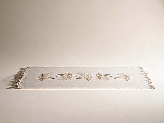 LEAFY 40X160 RUNNER ECRU - 1