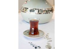 LEAFY 6'LI ÇAY BARDAĞI TAKIMI (6 BARDAK+6 TABAK) - 4