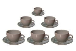 LEAFY 6'LI NESCAFE FİNCAN TAKIMI 215 CC (6 FİNCAN+6 TABAK) - 2