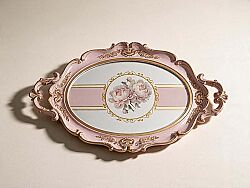 LEMİS-1 TEPSİ 29x48 cm PEMBE - KERVAN