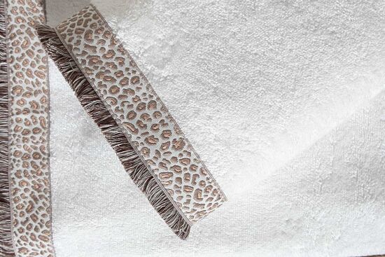 LEOPART 30X50 HAVLU ECRU - 5