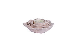 LESTİNA GÜL TEALIGHT MUM 12x3,5 cm PUDRA - 3