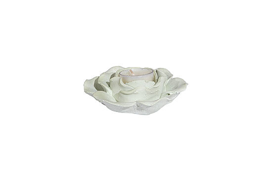 LESTİNA GÜL TEALIGHT MUM 12x3,5 cm YEŞİL - 3