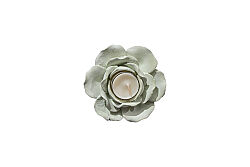 LESTİNA GÜL TEALIGHT MUM 12x3,5 cm YEŞİL - 2