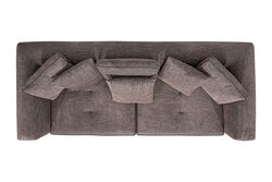 LİDO ÜÇLÜ KOLTUK KAHVE 95x235x83cm ( MİLANO 5005) - 3