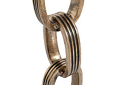 LINK YAN SEHPA MERMER TABAN ANTİK ALTIN 40X40X55 CM 45856 - 2
