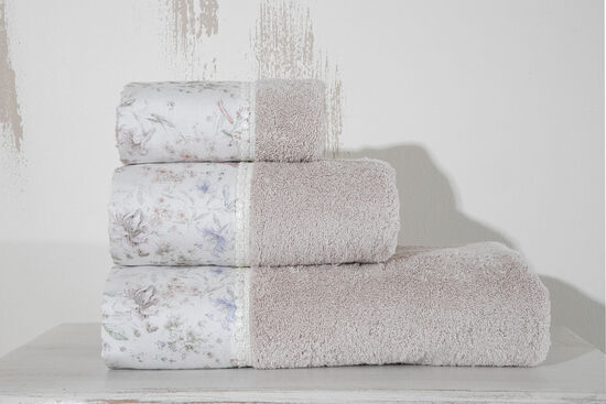 LİON 3 LÜ HAVLU SET (30X50+50X90+70X140) BEJ - 1