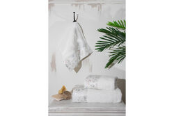 LİON 3 LÜ HAVLU SET (30X50+50X90+70X140) EKRU - 2