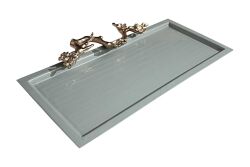 LOESS Comfort Sage Dekoratif Tepsi 60,5 cm L , 33 cm W , 5 cm H ( 25271 ) - 4