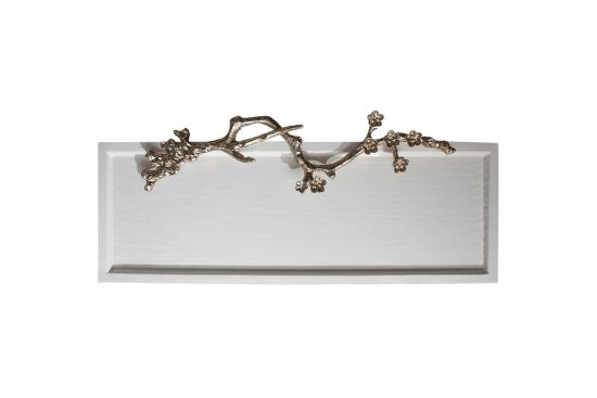 LOESS White Dekoratif Tepsi 88,5 cm L , 36,5 cm W , 7,5 cm H ( 25003 ) - 4