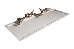 LOESS White Dekoratif Tepsi 88,5 cm L , 36,5 cm W , 7,5 cm H ( 25003 ) - 5