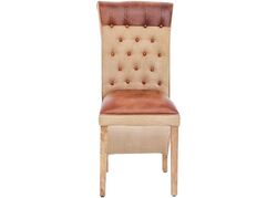 M-16682 SANDALYE DERI+KANVAS 50x50x102cm - 7