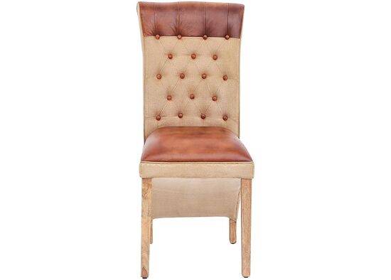 M-16682 SANDALYE DERI+KANVAS 50x50x102cm - 7