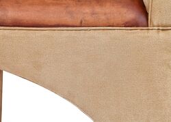 M-16682 SANDALYE DERI+KANVAS 50x50x102cm - 5