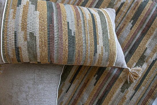 MACELO ŞAL SET 90x250 CM 6 PRC HARDAL-YEŞİL - 4