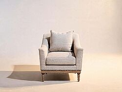 MAGRİTTE TEKLİ KOLTUK KREM 102x89x97cm 528503-5851AA - KERVAN