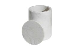 MARBLE COP KOVASI 20x20x28cm BEYAZ (AH-13091) - 3