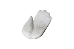 MARBLE DEKORATIF EL 10x3x19cm BEYAZ (AH-13049) - 3