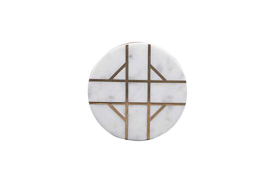 MARBLE DEKORATIF KUTU 13x13x8cm BEYAZ (1H-13093) - 3