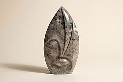 MARBLE DEKORATIF YÜZ 14x4x25cm BEJ (AH-13054) - 1