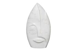 MARBLE DEKORATIF YÜZ 14x4x25cm BEYAZ (AH-13054) - 3