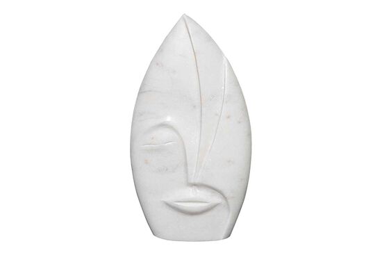 MARBLE DEKORATIF YÜZ 14x4x25cm BEYAZ (AH-13054) - 3