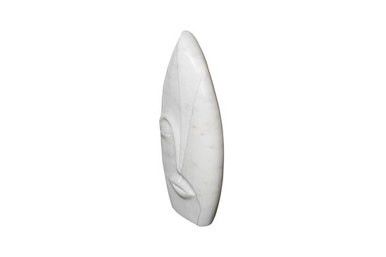 MARBLE DEKORATIF YÜZ 14x4x25cm BEYAZ (AH-13054) - 2