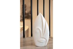MARBLE DEKORATIF YÜZ 14x4x25cm BEYAZ (AH-13054) - 4