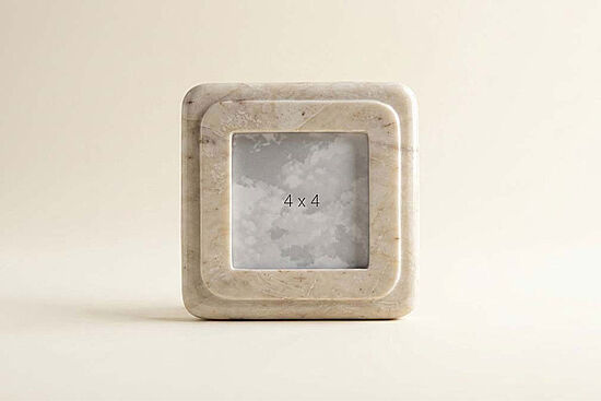 MARBLE FOTOGRAF CERCEVESI 15x15x3cm BEYAZ (AH-13056) - 1