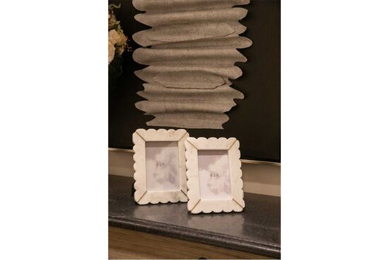 MARBLE FOTOGRAF CERCEVESI 15x15x3cm BEYAZ (AH-13073) - 5