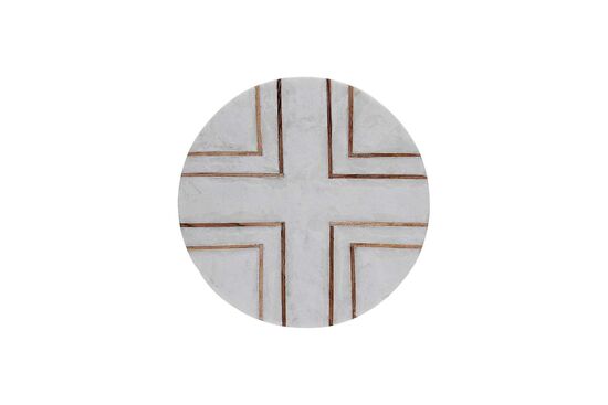 MARBLE SUNUMLUK 30x30x15cm BEYAZ (AH-13075) - 4