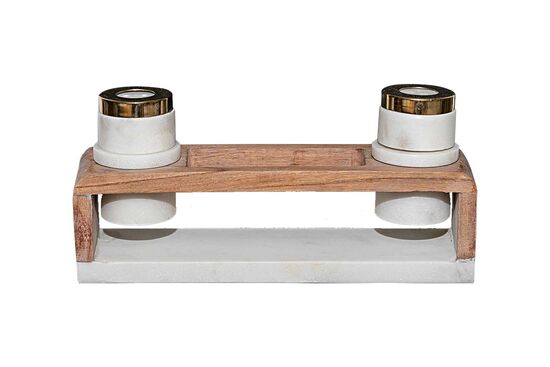 MARBLE TUZLUK BIBERLIK 29x8x13cm BEYAZ (AH-13069A) - 2